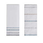 Alternate image 0 for Harbor Stripe 2-Piece Hand Towel Set in Multi/White
