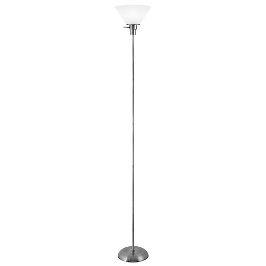 Arlec Torchiere Floor Lamp Silver Bed, Room Essentials Floor Lamp With Shelves