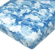 The Honest Company&reg; Watercolor World Organic Cotton Fitted Crib Sheet in Blue