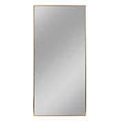 Neutype 71-Inch x 34-Inch Rectangular Full-length Floor Mirror in Gold