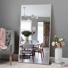 Alternate image 4 for Neutype 52-Inch x 32-Inch Rectangular Full-length Floor Mirror in Silver