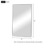 Alternate image 6 for Neutype 52-Inch x 32-Inch Rectangular Full-length Floor Mirror in Silver