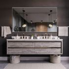 Alternate image 3 for Neutype 52-Inch x 32-Inch Rectangular Full-length Floor Mirror in Silver