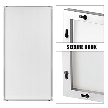 Neutype 52-Inch x 32-Inch Rectangular Full-length Floor Mirror in Silver. View a larger version of this product image.