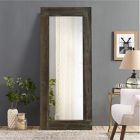 Alternate image 2 for Retro 58-Inch x 24-Inch Full-length Floor Mirror in Antique Brown