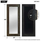 Alternate image 5 for Retro 58-Inch x 24-Inch Full-length Floor Mirror in Antique Brown