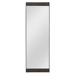 Neutype 64-Inch x 21-Inch Rectangular Wood Floor Mirror in Black