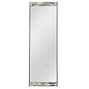 Neutype 64-Inch x 21-Inch Rectangular Wood Floor Mirror in Antique White