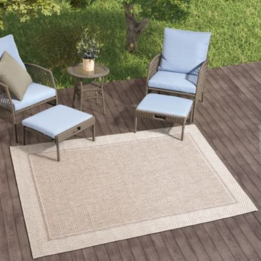Bee &amp; Willow&trade; Sycamore Indoor/Outdoor Rug in Natural. View a larger version of this product image.