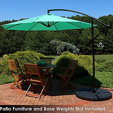 Sunnydaze Decor 9.59-Foot Octagon Offset Cantilever Patio Umbrella. View a larger version of this product image.