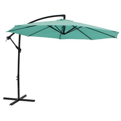 Sunnydaze Decor 9.59-Foot Octagon Offset Cantilever Patio Umbrella