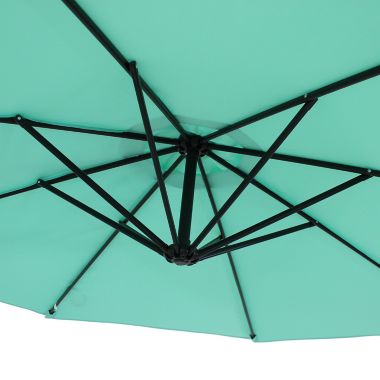 Sunnydaze Decor 9.59-Foot Octagon Offset Cantilever Patio Umbrella. View a larger version of this product image.