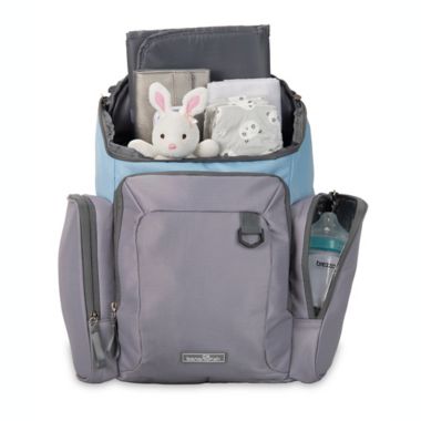 Bananafish Taylor Backpack Diaper Bag in Blue. View a larger version of this product image.