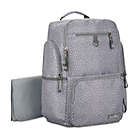 Alternate image 1 for Bananafish Logan Backpack Diaper Bag in Grey