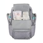 Alternate image 5 for Bananafish Logan Backpack Diaper Bag in Grey