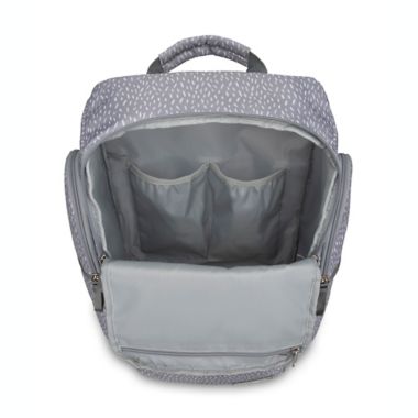 Bananafish Logan Backpack Diaper Bag in Grey. View a larger version of this product image.