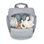 Alternate image 7 for Bananafish Logan Backpack Diaper Bag in Grey