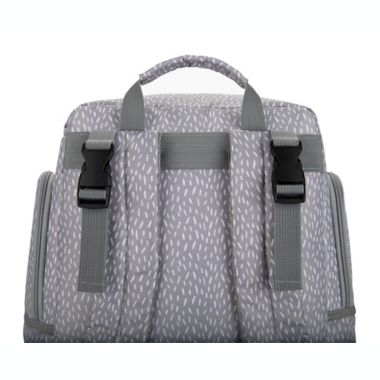 Bananafish Logan Backpack Diaper Bag in Grey. View a larger version of this product image.