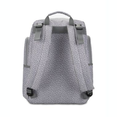 Bananafish Logan Backpack Diaper Bag in Grey. View a larger version of this product image.