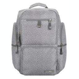 Bananafish Logan Backpack Diaper Bag in Grey
