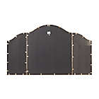 Alternate image 3 for Ridge Road D&eacute;cor 52.5-Inch x 31-Inch Adjustable Arched Trifold Mirror in Gold