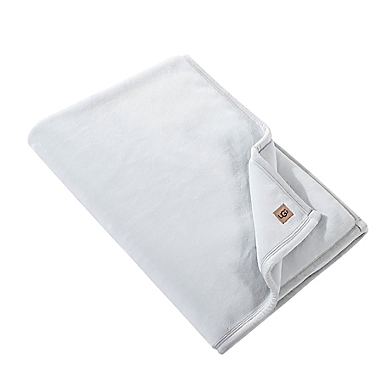 UGG&reg; Throw Blanket Coco Luxe in Glacier Grey. View a larger version of this product image.