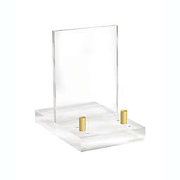Russell + Hazel® Acrylic Adjustable Easel in Clear/Gold