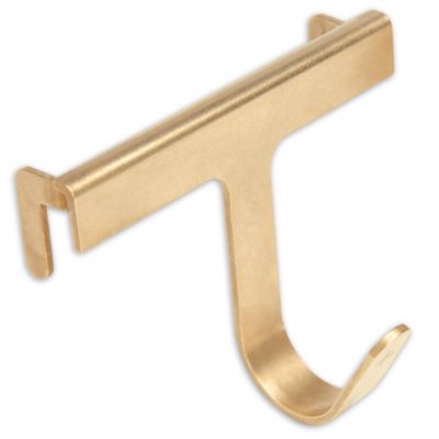 BELWITH Circle Wall Hook Coat Robe Foyer Hall Bathroom Polished Brass P6805-3 