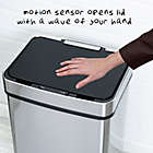 Alternate image 9 for Honey-Can-Do&reg; Stainless Steel Motion Sensor 13-Gallon Trash Can
