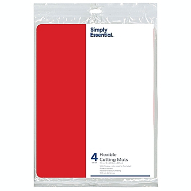 Simply Essential&trade; Flexible Color-Coded Cutting Mats (Set of 4). View a larger version of this product image.