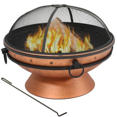 Sunnydaze Royal Cauldron Wood Burning, Large Cauldron Fire Pit