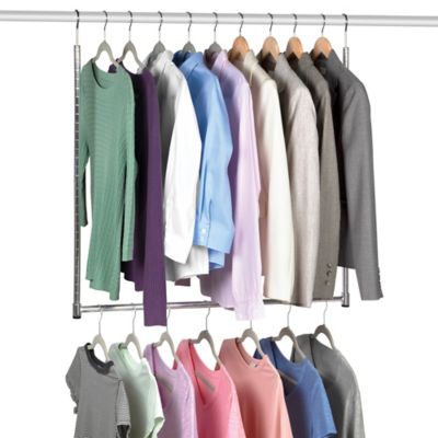 Simply Essential&trade; Double Hang Adjustable Closet Rod