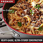 Alternate image 4 for Calphalon&reg; Premier&trade; Stainless Steel 5 qt. Covered Saute Pan with Helper Handle