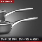 Alternate image 6 for Calphalon&reg; Premier&trade; Stainless Steel 11-Piece Cookware Set