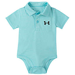 Under Armour® Size 6-9M Match Play Twist Polo Short Sleeve Bodysuit in Green
