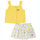 Alternate image 0 for Juicy Couture&reg; Lemons 2-Piece Short Set in Yellow