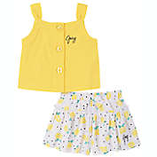 Juicy Couture&reg; Size 24M Lemons 2-Piece Short Set in Yellow