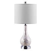 Safavieh Isla LED Table Lamp in Ivory with Cotton Shade