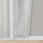 Alternate image 4 for Simply Essential&trade; Passaic 84-Inch Rod Pocket Sheer Window Curtain Panels in White (Set of 2)