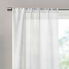 Alternate image 2 for Simply Essential&trade; Passaic 84-Inch Rod Pocket Sheer Window Curtain Panels in White (Set of 2)