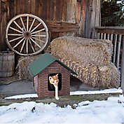 K&amp;H&reg; Kitty House Outdoor Heated Cat Cabin in Brown Oak