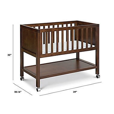 DaVinci Archie Portable Bassinet in Espresso. View a larger version of this product image.