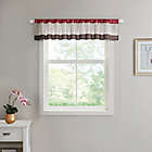 Alternate image 0 for Serene Floral Window Valance in Red