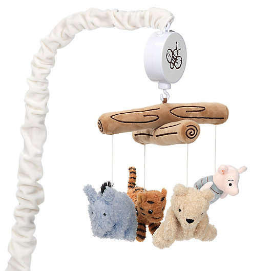 Alternate image 1 for Lambs & Ivy® Storytime Pooh Musical Crib Mobile in White
