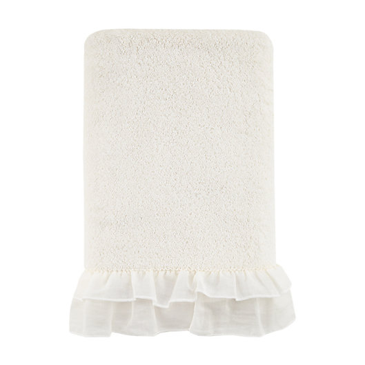 Alternate image 1 for Bee & Willow™ Cottage Ruffle Bath Towel in Coconut milk