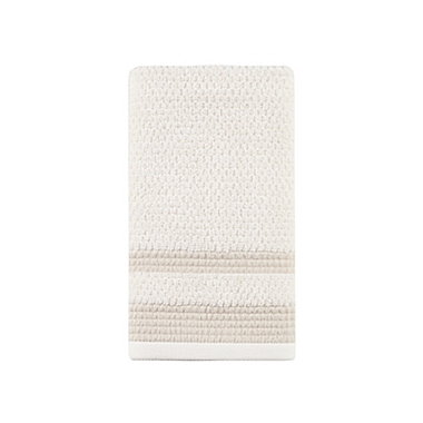 Bee &amp; Willow&trade; Triple Stripe Hand Towel in Beige. View a larger version of this product image.