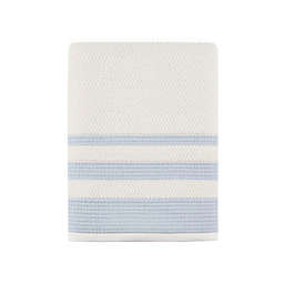 Bee & Willow™ Triple Stripe Bath Towel in Blue
