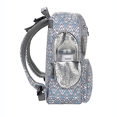 Bananafish Dakota Backpack Diaper Bag in Grey. View a larger version of this product image.