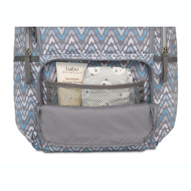 Bananafish Dakota Backpack Diaper Bag in Grey. View a larger version of this product image.