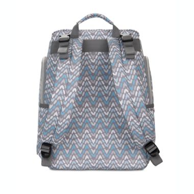 Bananafish Dakota Backpack Diaper Bag in Grey. View a larger version of this product image.